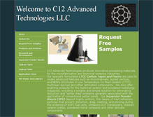 Tablet Screenshot of c12materials.com